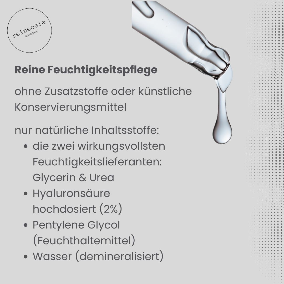 hyaluron + Hyaluronsäureserum mit Urea und Glycerin für die Pflege trockener Haut No11