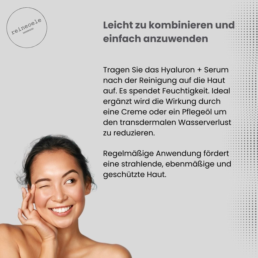 hyaluron + Hyaluronsäureserum mit Urea und Glycerin für die Pflege trockener Haut No11
