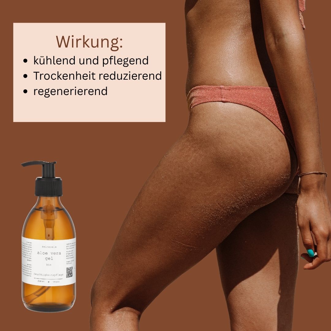 Aloe Vera Gel auf hyaluronsäurebasis vegan hochkonzentriert für den ganzen Körper