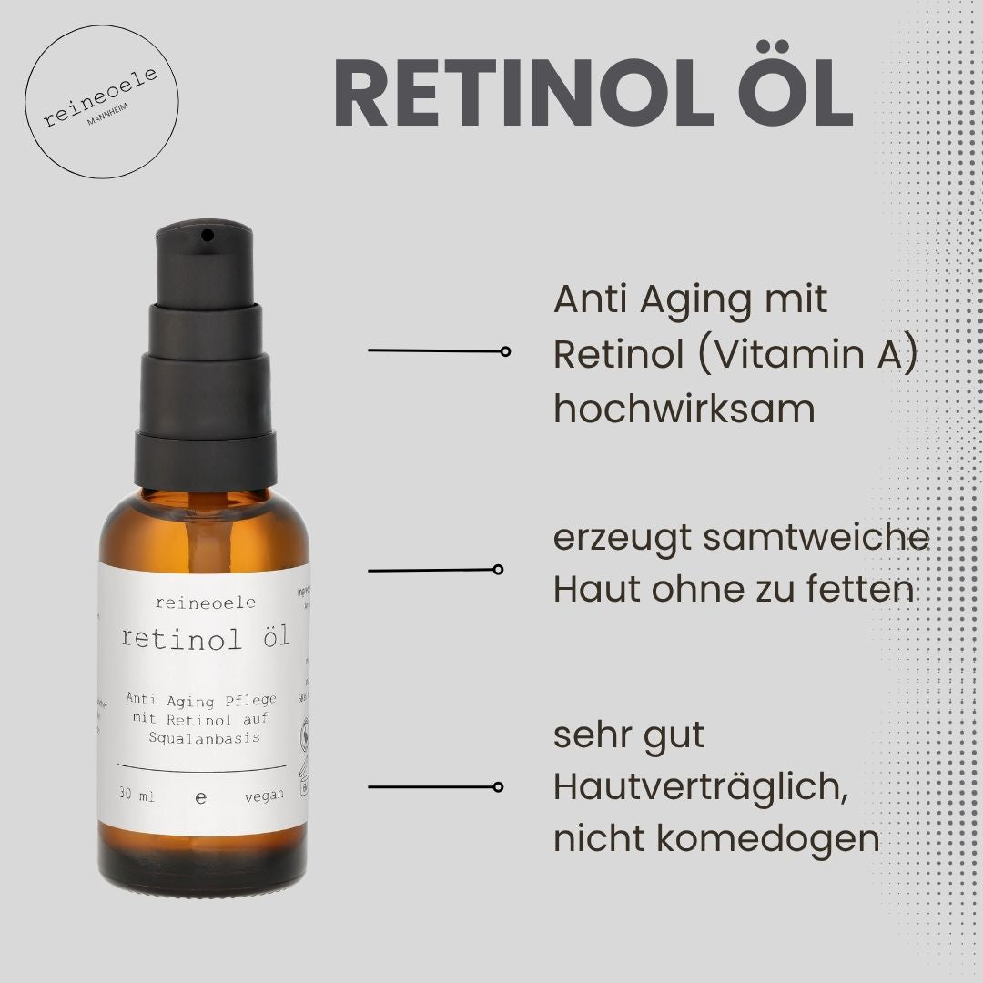 Regenerierendes Retinol Hautpflegeöl – für strahlende, glatte und jugendliche Haut