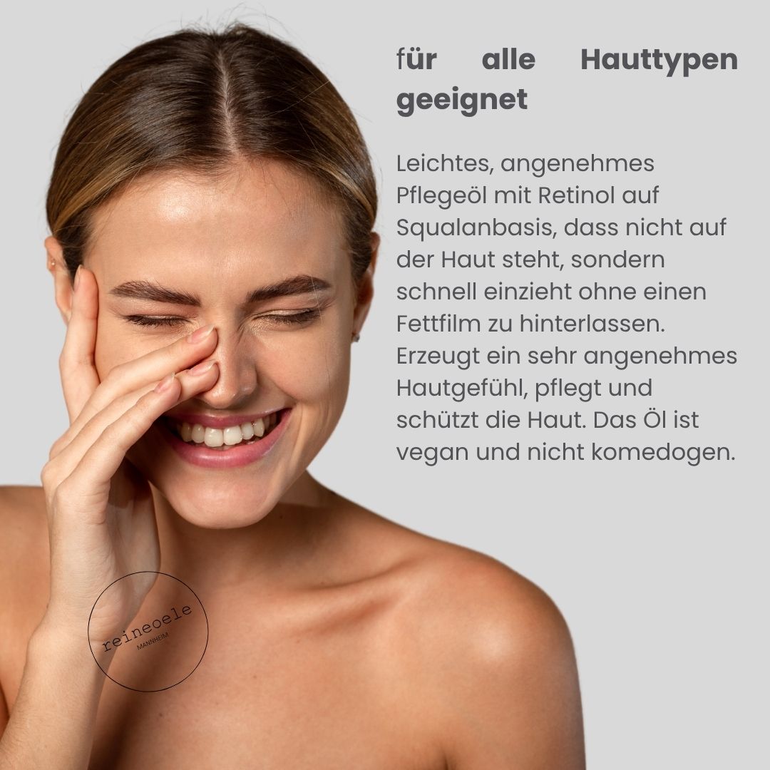 Regenerierendes Retinol Hautpflegeöl – für strahlende, glatte und jugendliche Haut