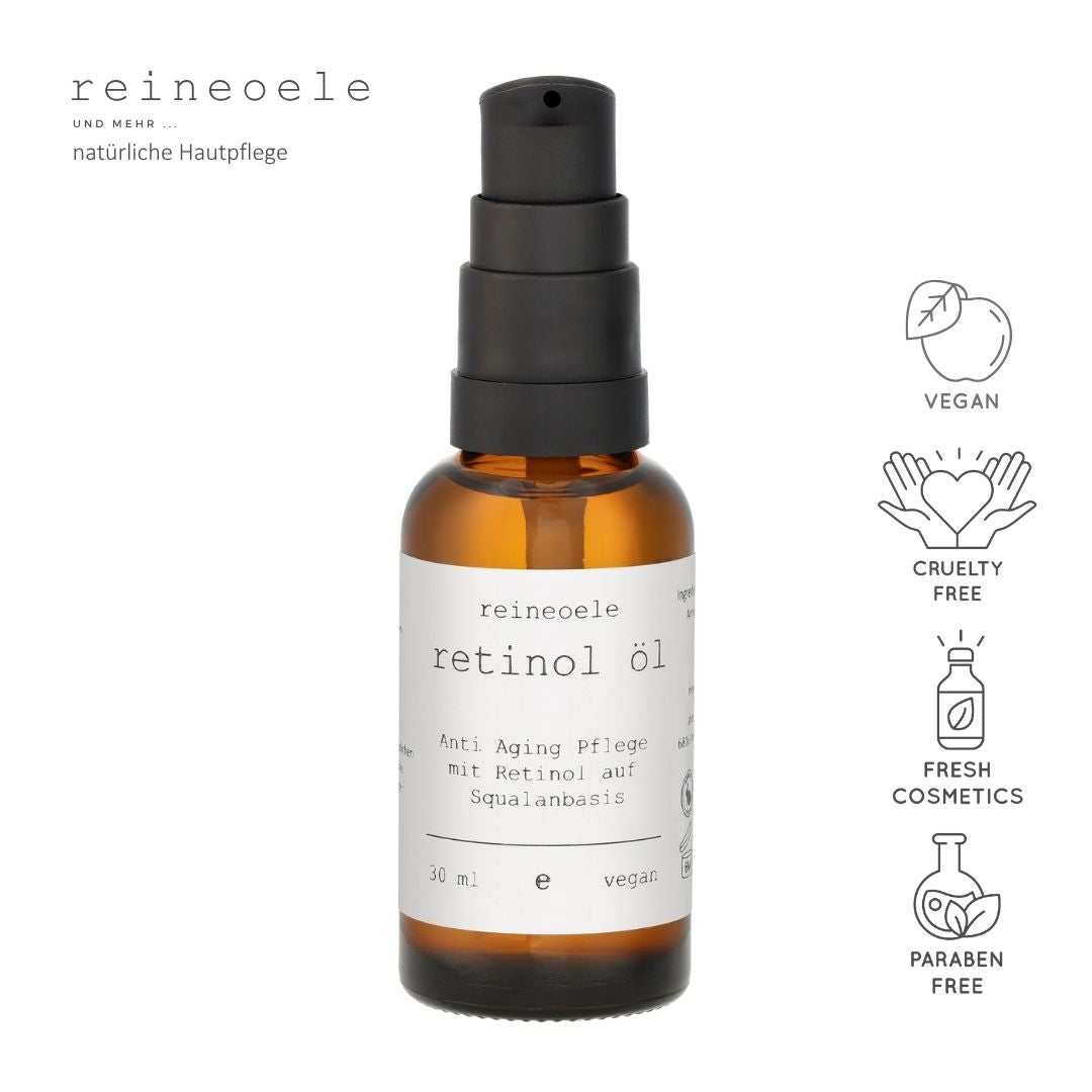 Regenerierendes Retinol Hautpflegeöl – für strahlende, glatte und jugendliche Haut