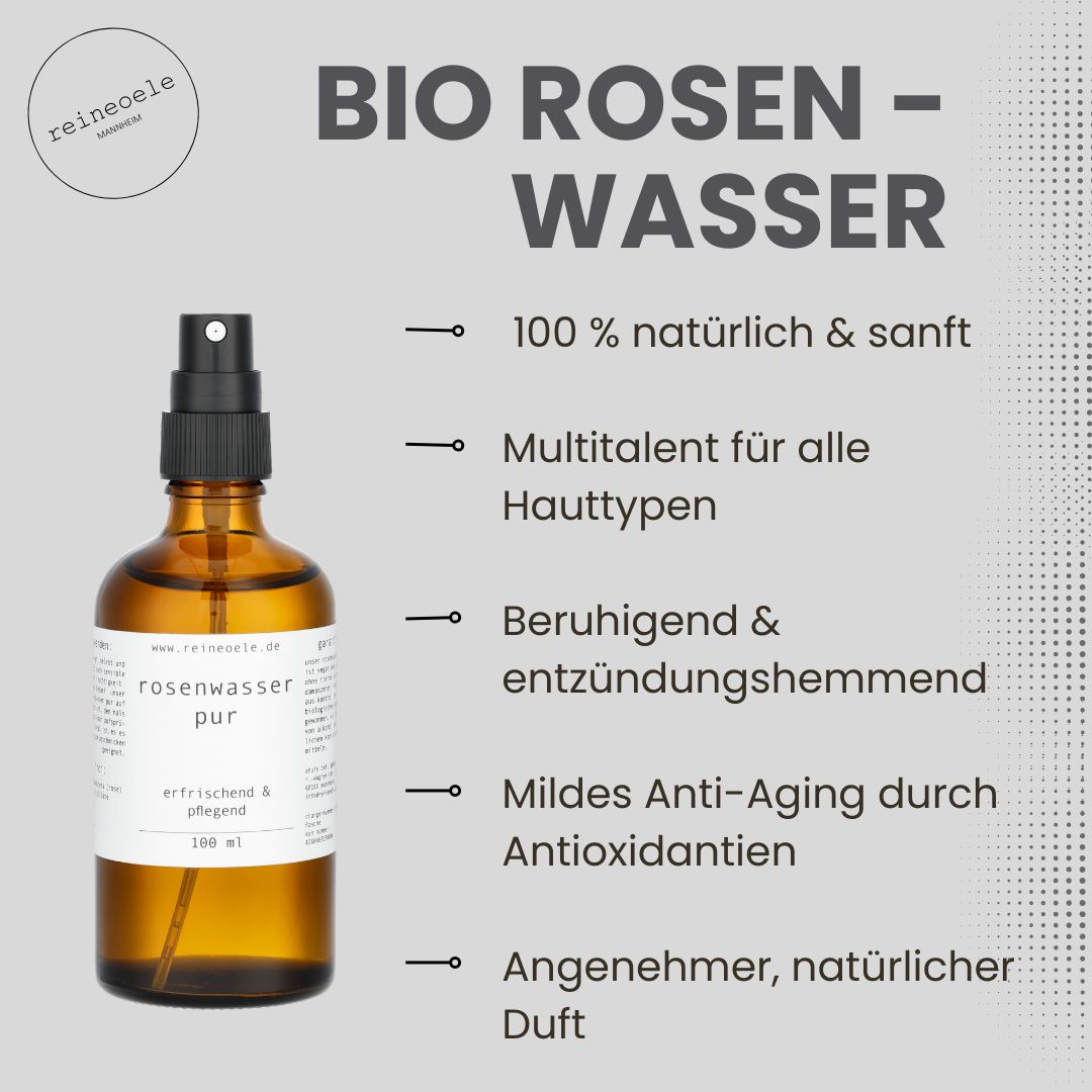 Rosenwasser Beruhigend und Entzündungshemmend