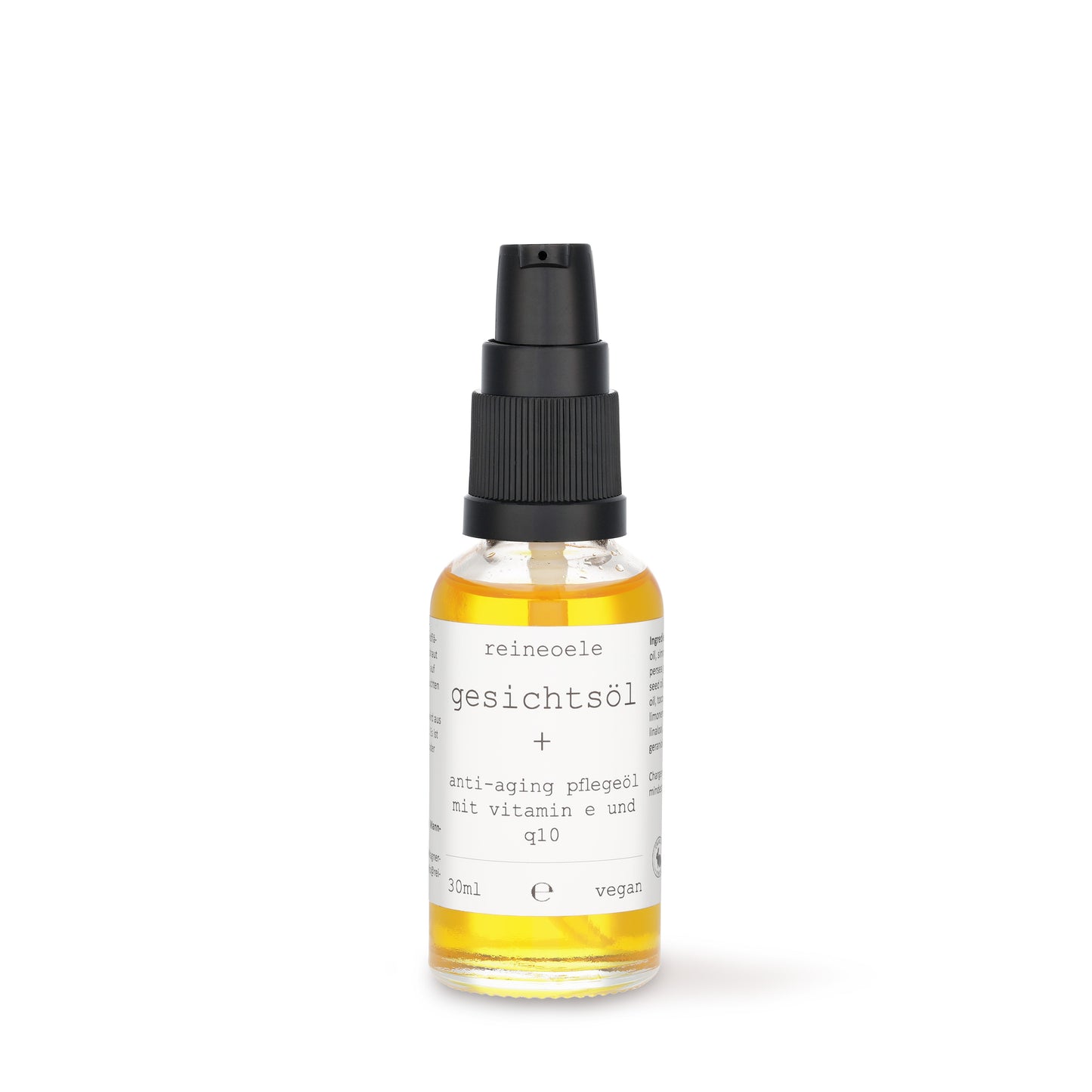 Gesichtsöl + Gesichtspflegeöl Anti Aging mit Q10 & Vitamin E vegan No 60