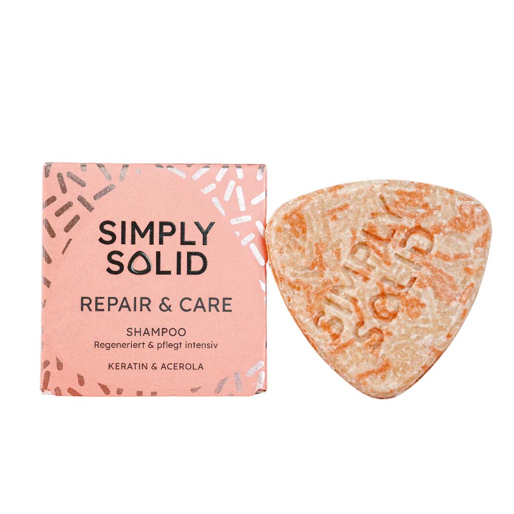 Repair & Care festes Shampoo Syndet repariert und stärkt dein Haar nachhaltig, umweltfreundlich und vegan