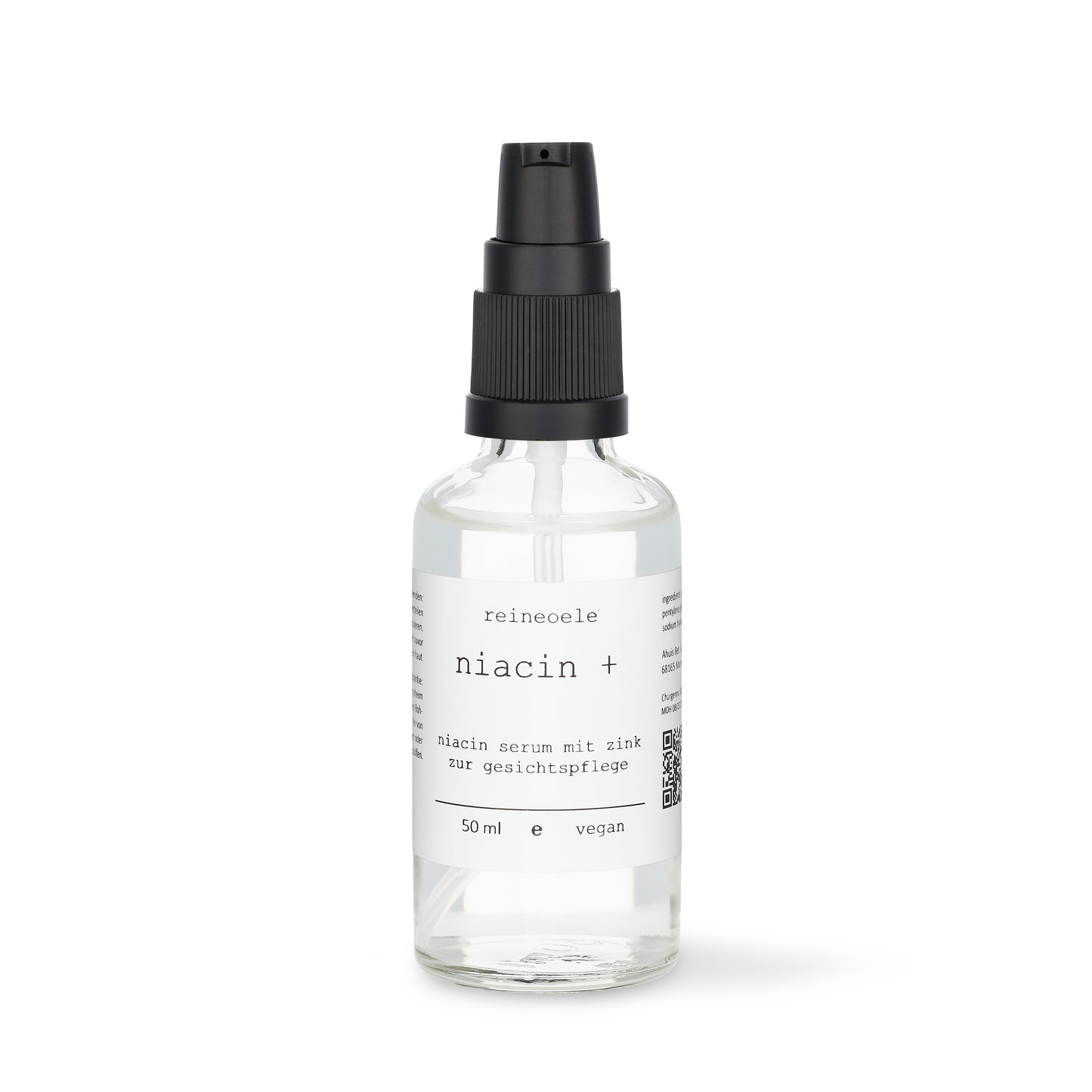 niacin + hochdosiertes Niacinamid-Serum mit Zink zur Pflege unreiner, fettiger Haut - reineoele