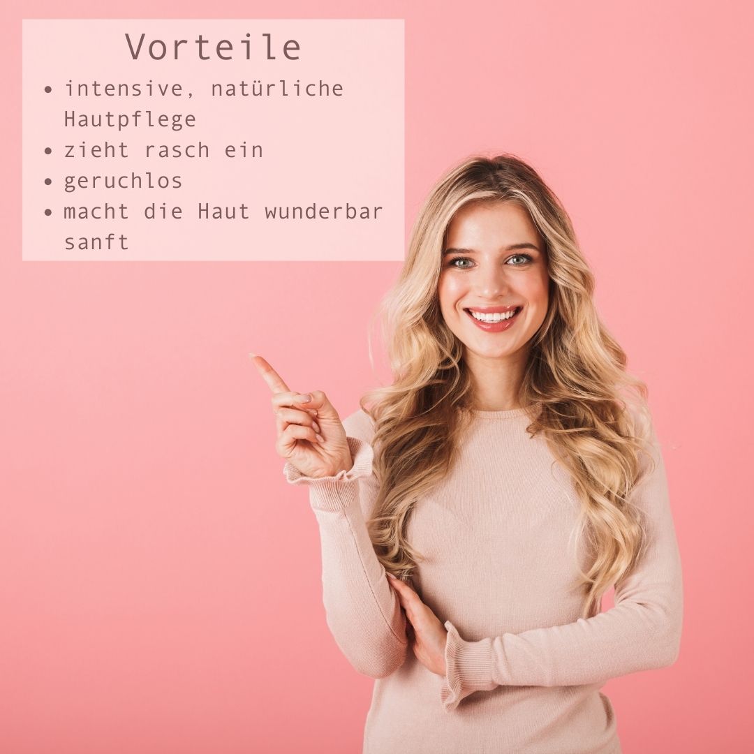 Bio Sheabutter Karité angereichert mit Tocopherol (Vitamin E) kaltgepresst vegan