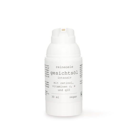 Gesichtsöl intensiv - Gesichtspflegeserum - Anti Aging mit Q10 und den Vitaminen A (Retinol), C, E No 12
