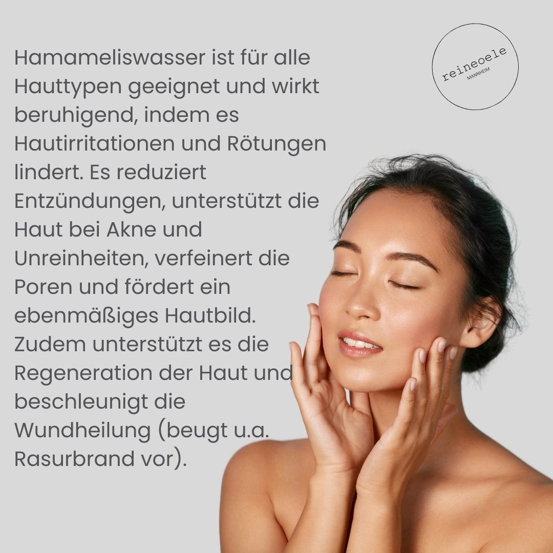 Hamameliswasser bei Hautirritationen und Rötungen