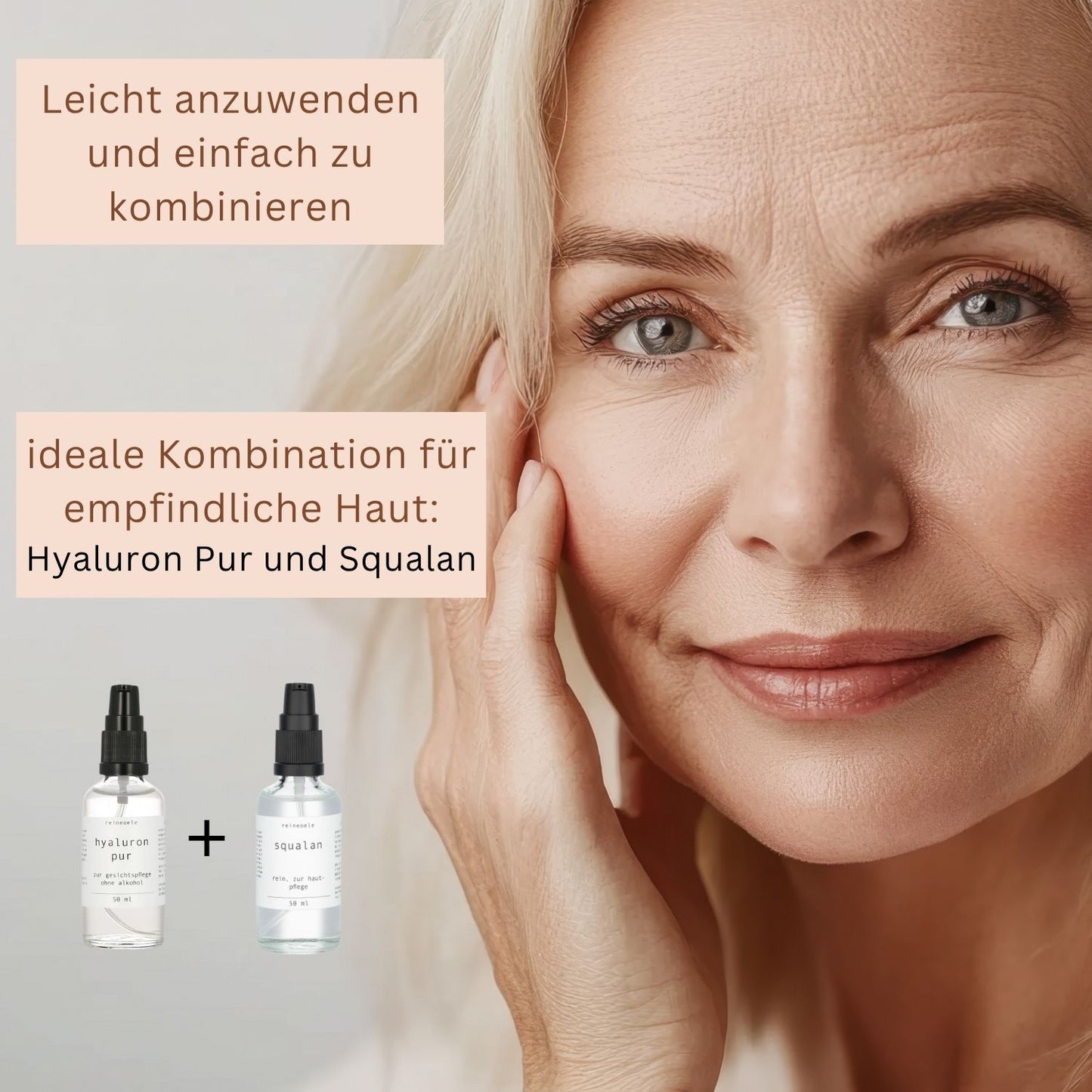 hyaluron pur - Hyaluronserum ohne Alkohol  für empfindliche Haut Mikroneedling & Dermaroller geeignet vegan No20