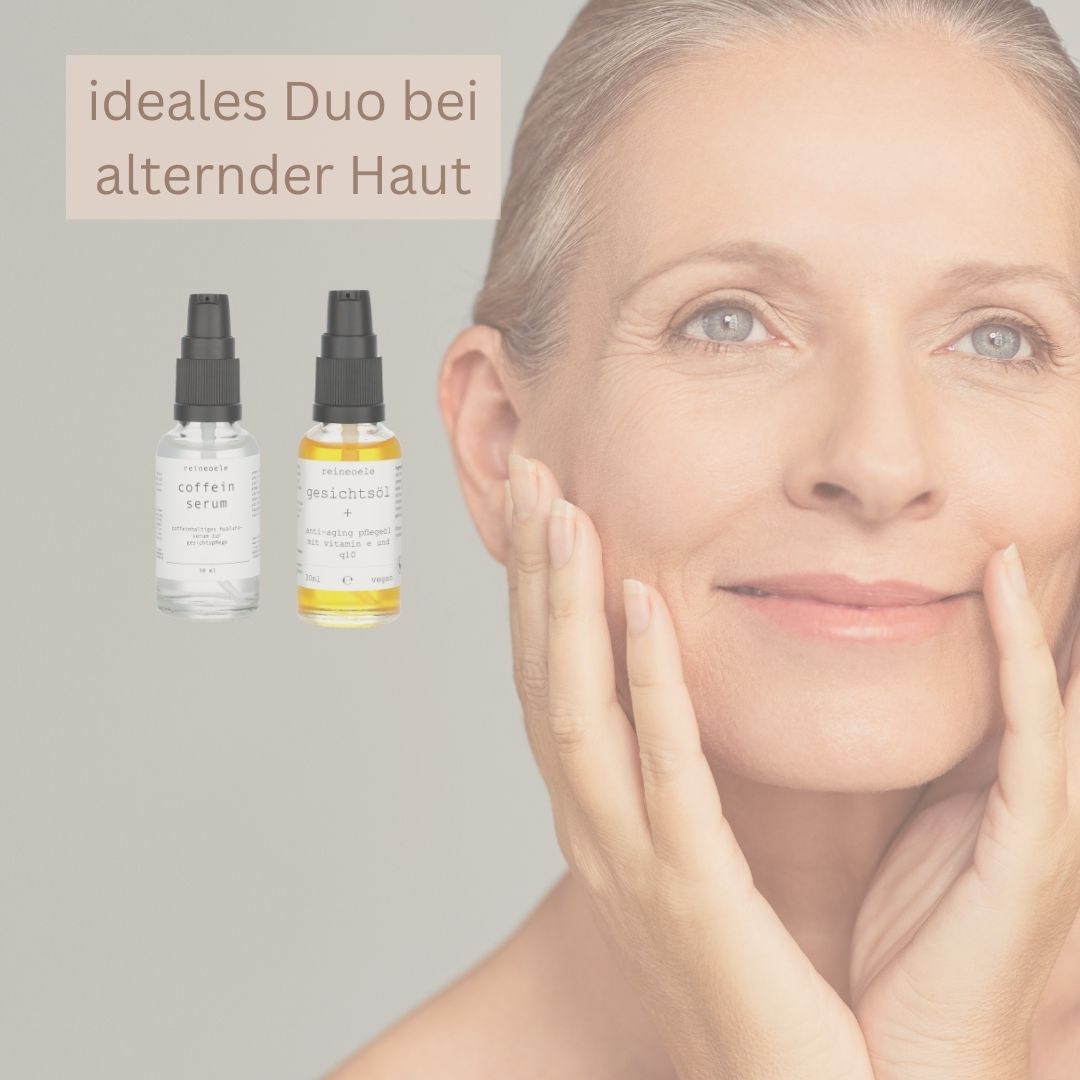 Coffein Serum - Anti Faltenserum mit Sofort-Effekt NMF, Hyaluronsäure, Coffein und Panthenol - vegan