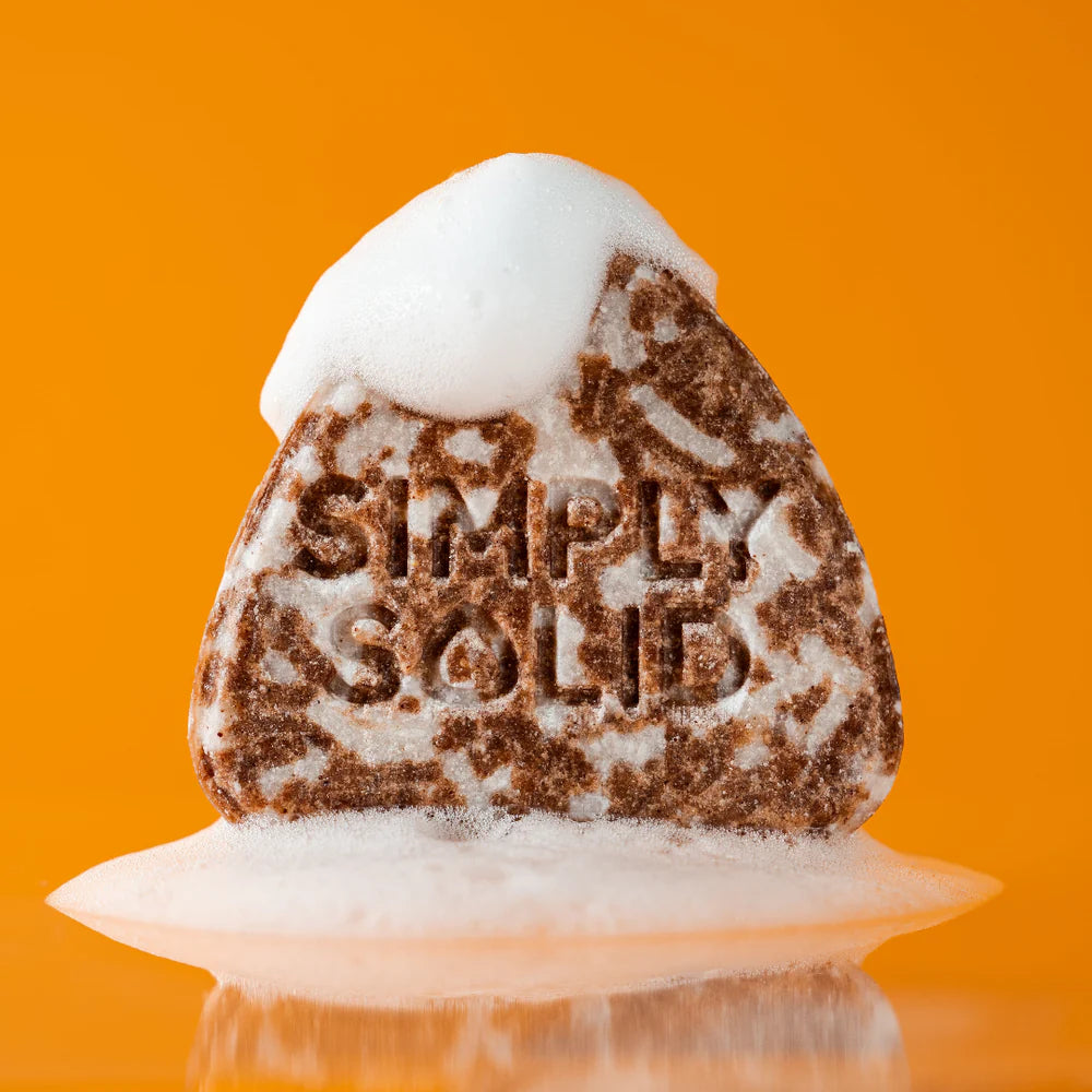 stes Duschstück, Syndet, empfindliche Haut, peel & Feel, Simply Solid, natürliche Hautpflege, vegane Dusche, plastikfrei, foamie, duschbrocken
