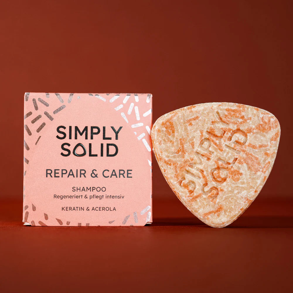 Repair & Care festes Shampoo Syndet repariert und stärkt dein Haar nachhaltig, umweltfreundlich und vegan