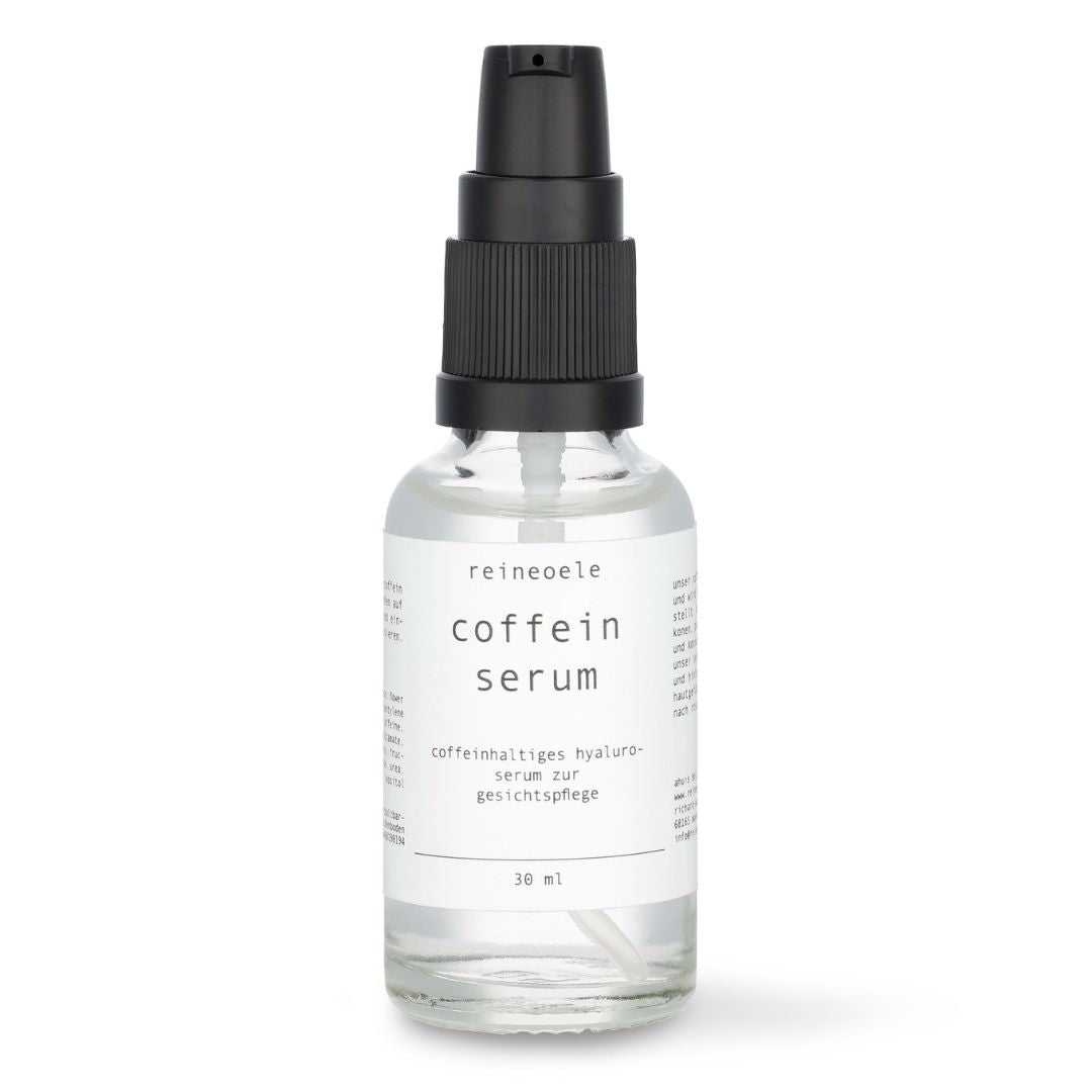 Coffein Serum - Anti Faltenserum mit Sofort-Effekt NMF, Hyaluronsäure, Coffein und Panthenol - vegan