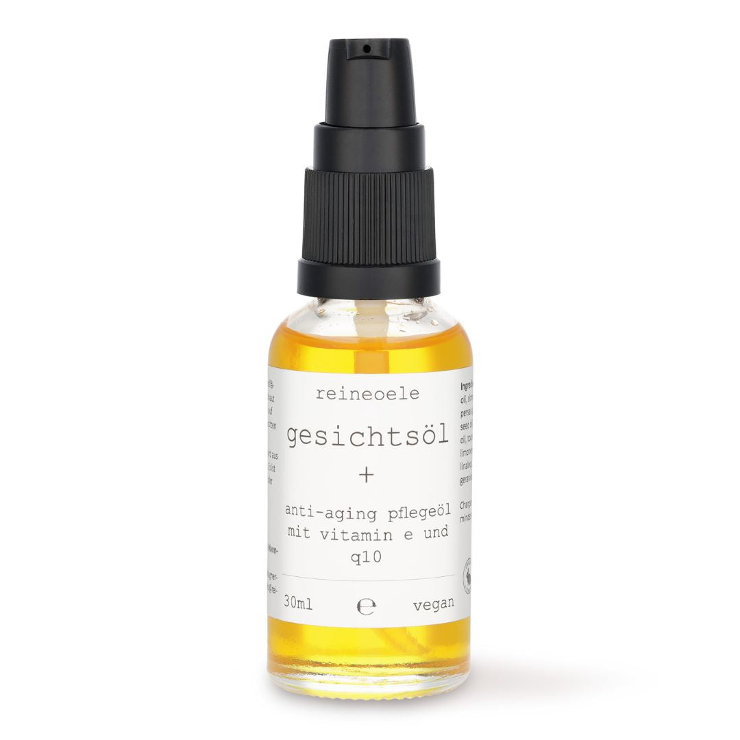 Gesichtsöl + Gesichtspflegeöl Anti Aging mit Q10 & Vitamin E vegan No 60
