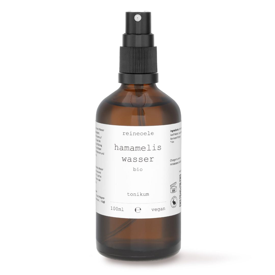 Hamamelis Wasser bio erfrischend tonisierend, vegan, beruhigt die Haut