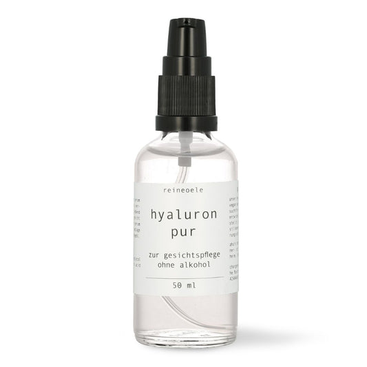 hyaluron pur - Hyaluronserum ohne Alkohol  für empfindliche Haut Mikroneedling & Dermaroller geeignet vegan No20
