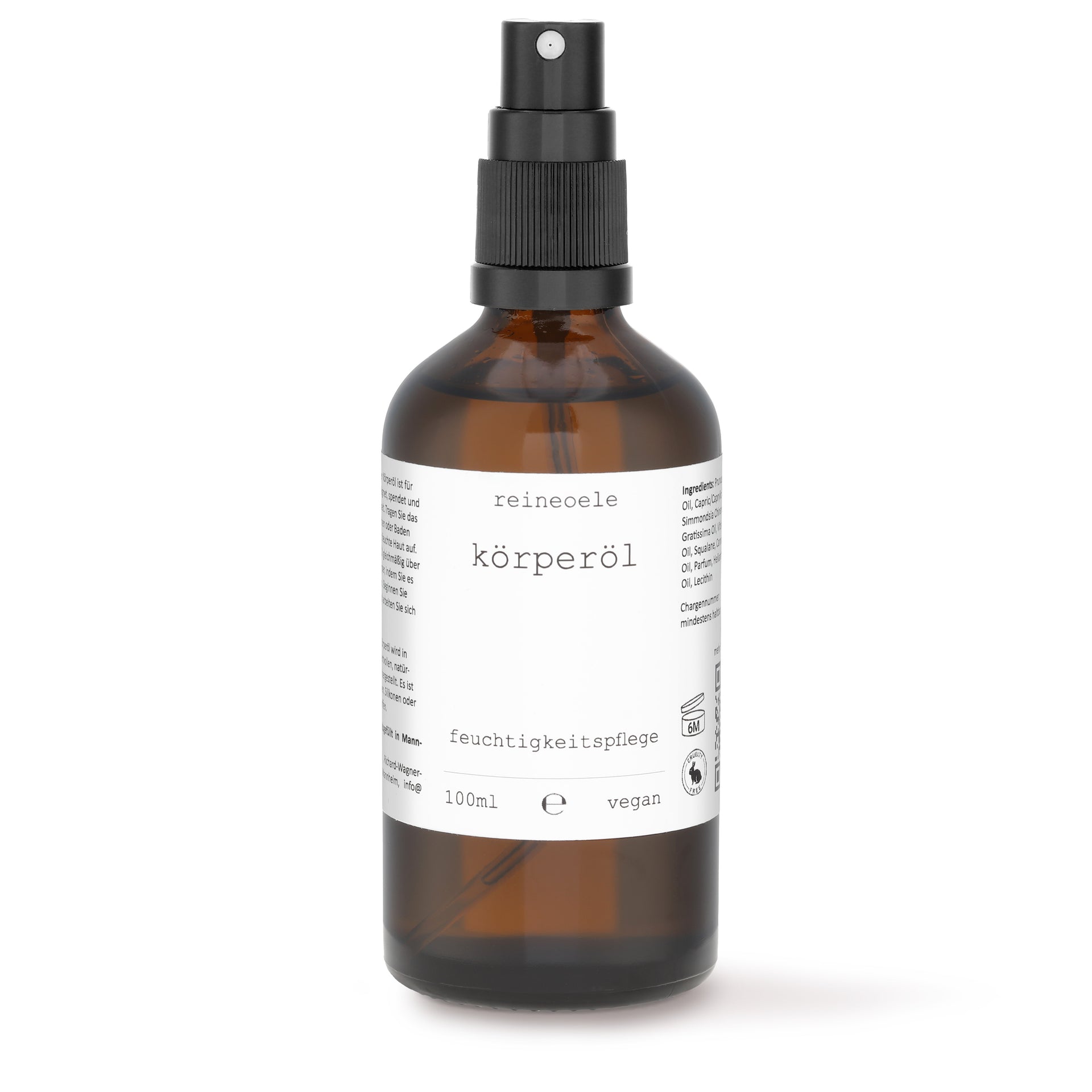 Prodotti Amano Skincare I BIO Olivenöl Körperöl Für Trockene Haut I 100 Ml | Sensible Vegane Hautpflege I Bewahrt Feuchtigkeit, Regeneriert Und Glättet I Naturkosmetik Inkl. 5 Öle & Extrakte