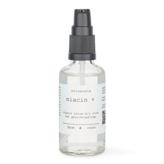 niacin + hochdosiertes Niacinamid-Serum mit Zink zur Pflege unreiner, fettiger Haut auf Hyaluronbasis No13