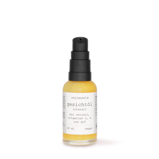 Gesichtsöl intensiv - Gesichtspflegeserum - Anti Aging mit Q10 und den Vitaminen A (Retinol), C, E No 12
