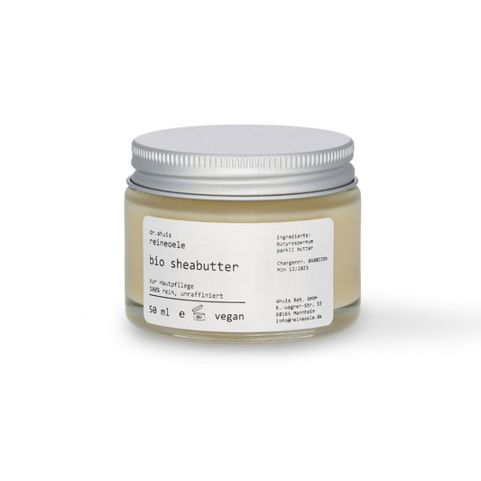 Bio Sheabutter Karité angereichert mit Tocopherol (Vitamin E) kaltgepresst vegan