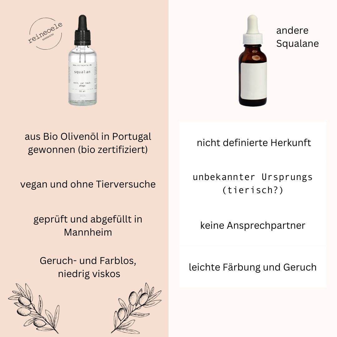 squalan - bio - pflanzlich - vegan - 100% rein - Phyto Squalan