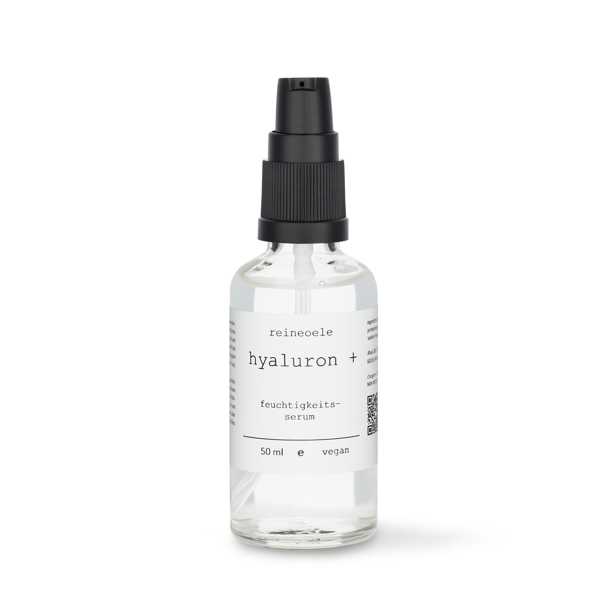 hyaluron + Hyaluronsäureserum mit Urea und Glycerin für die Pflege trockener Haut - reineoele