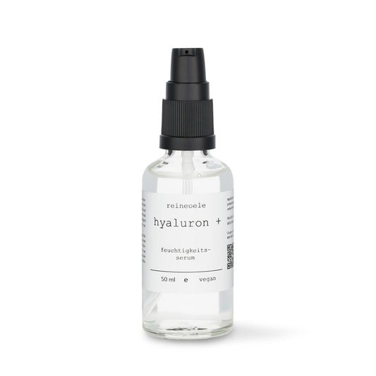 hyaluron + Hyaluronsäureserum mit Urea und Glycerin für die Pflege trockener Haut - reineoele