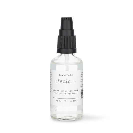 niacin + hochdosiertes Niacinamid-Serum mit Zink zur Pflege unreiner, fettiger Haut - reineoele