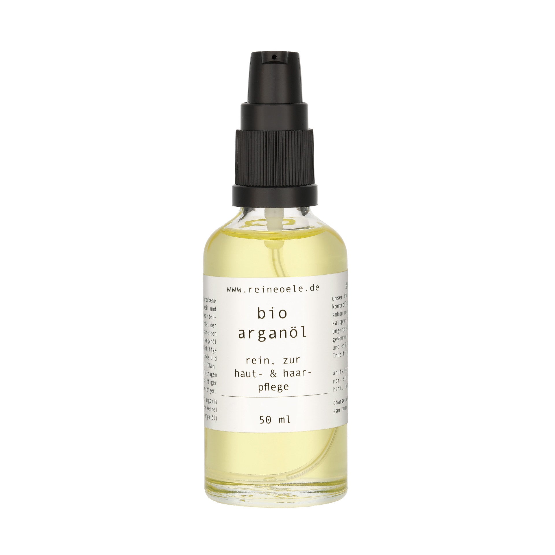 Bio Arganöl aus Marokko – natürliche Haut- und Haarpflege – vegan - mild desodoriert - reineoele