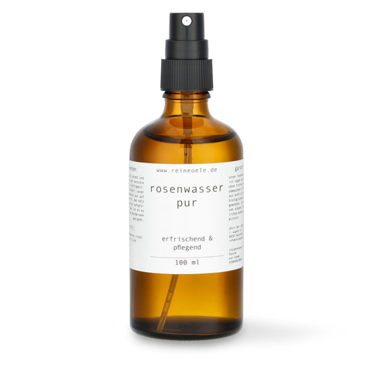 bio Rosenwasser erfrischend tonisierend 100% rein ohne Zusätze vegan - reineoele